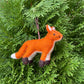Fox Felt Wool Christmas Ornament