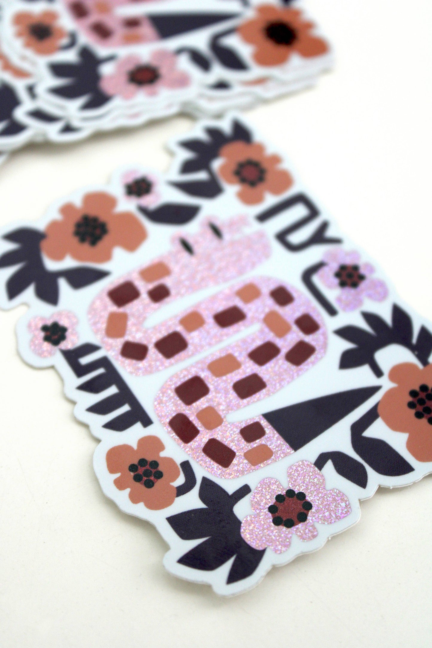 Slither Snake Glitter Vinyl Sticker