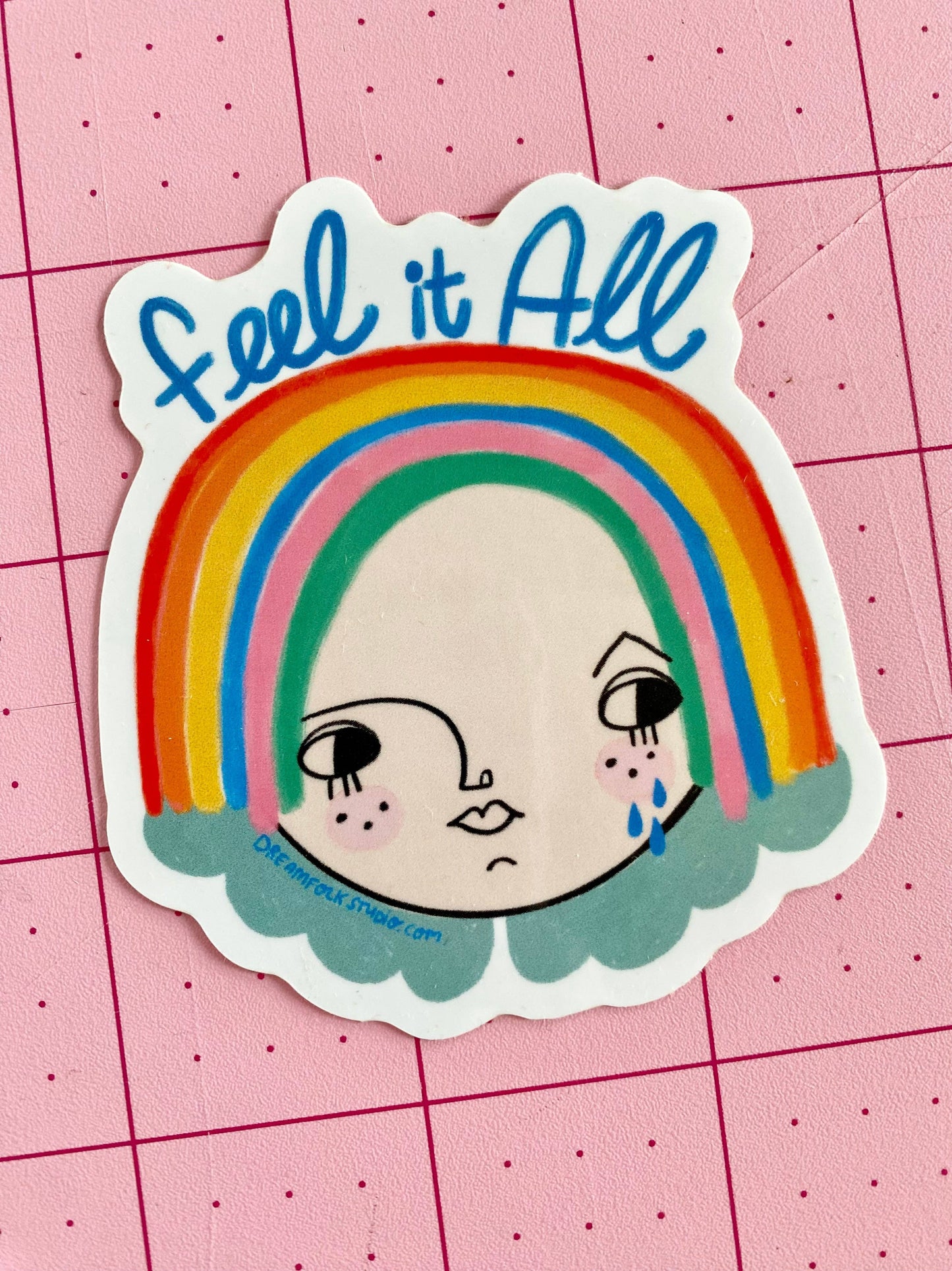 Feel It All Sticker - Feelings/Self Love/Mental Health