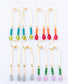 Long Arch Beaded Earrings