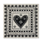 Happiness Bandanas - Black and White - Love
