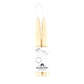 Pair of Hand-Dipped Beeswax Taper Candles