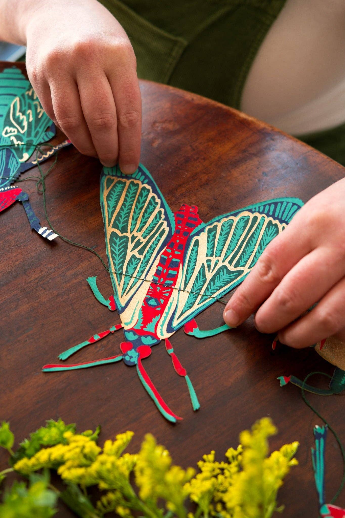 INSECTS SEWN GARLAND
