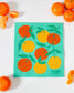 Oranges Swedish Dishcloth
