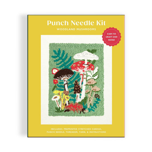 Woodland Mushrooms Punch Needle Kit