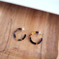 Cam Mini Hoops - Tortoise //  Earrings, Jewelry, Fall