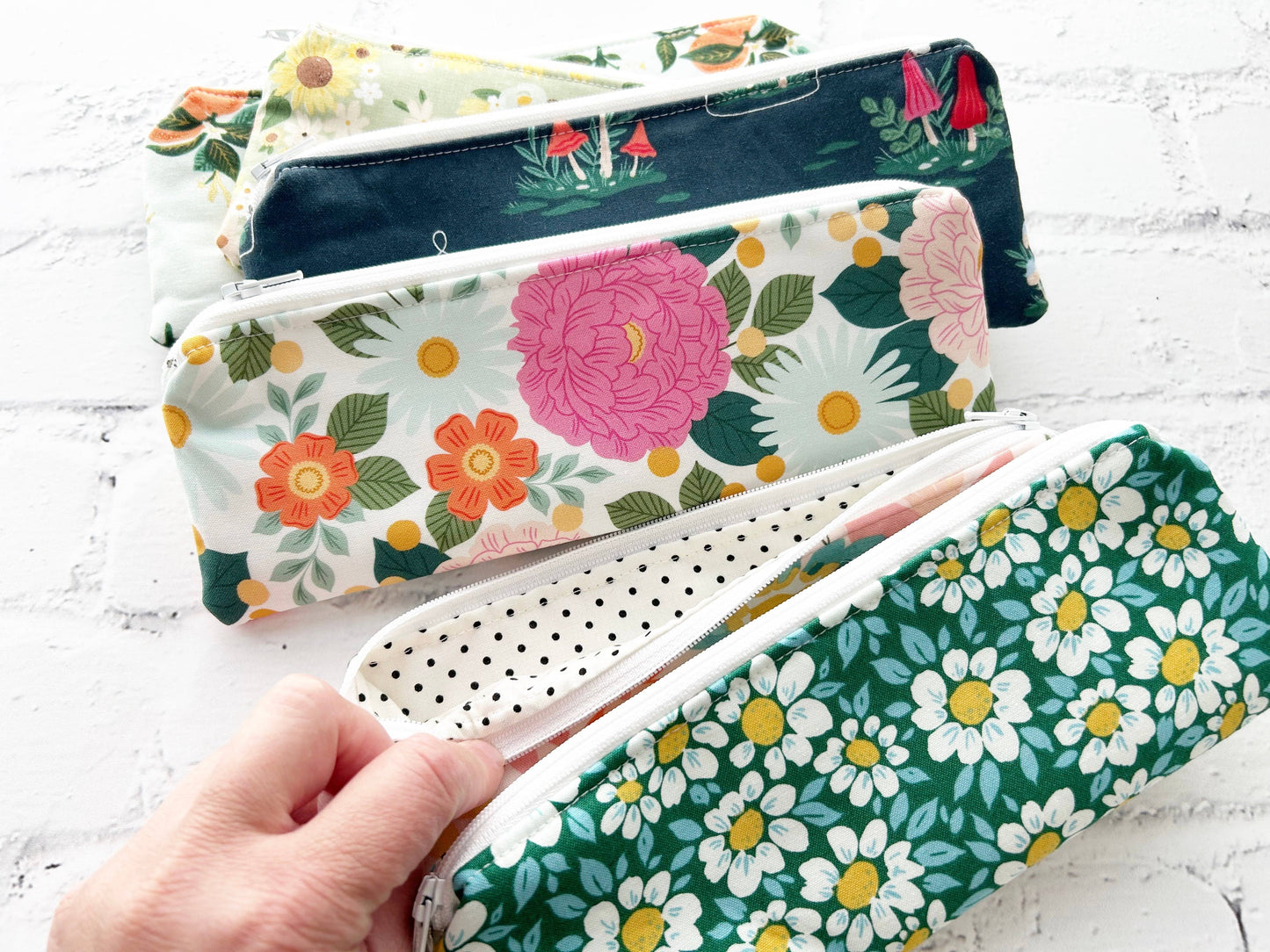 Pencil Pouch, Small Zipper Pouch, Pens Case, mixed bag