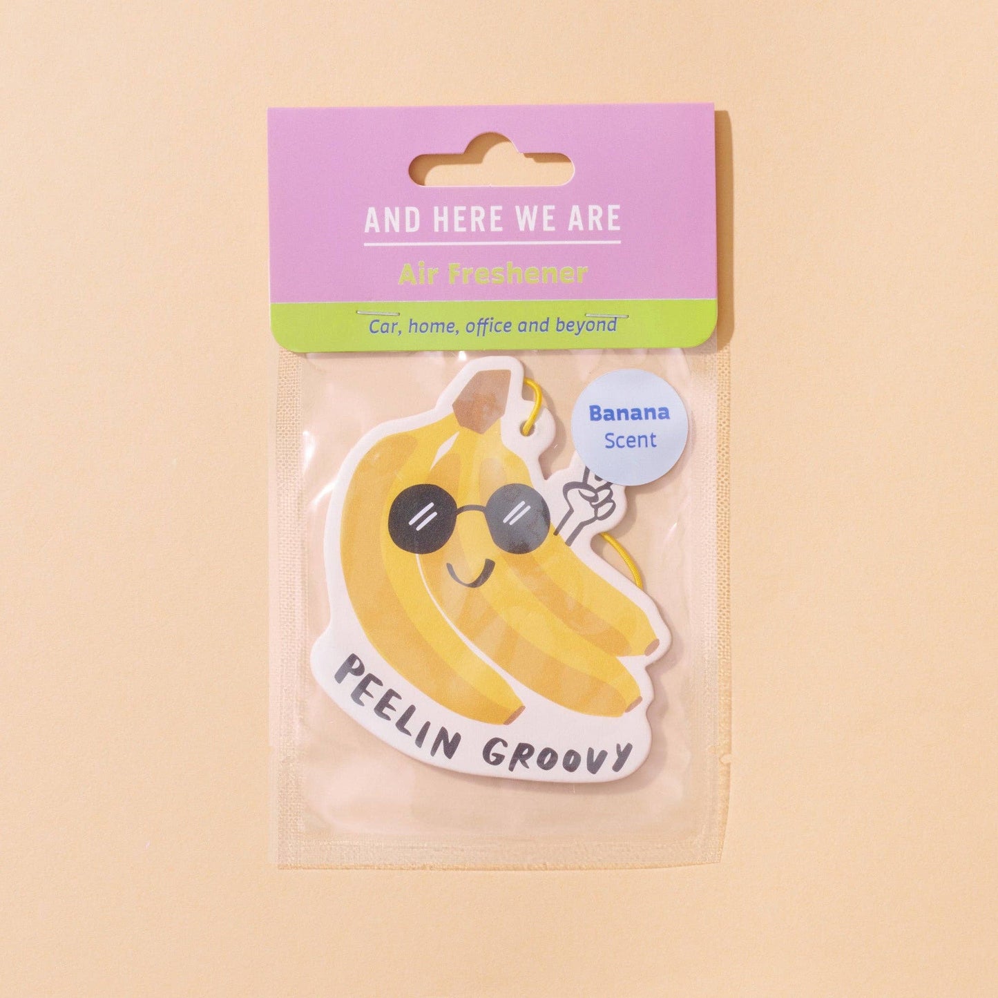 Peelin' Groovy Banana Air Freshener - Stocking Stuffer