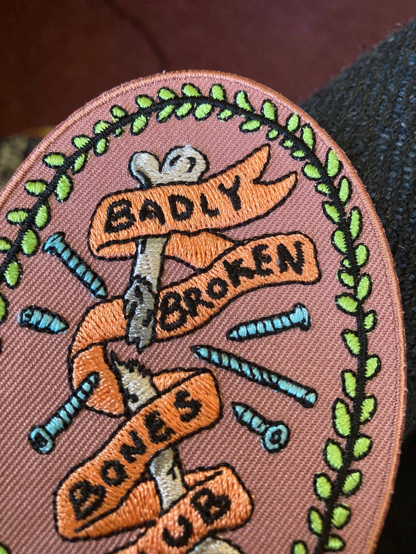 Badly Broken Bones Club Patch