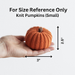 Colorful Knit Pumpkin Giftables Bowl Filler Tabletop