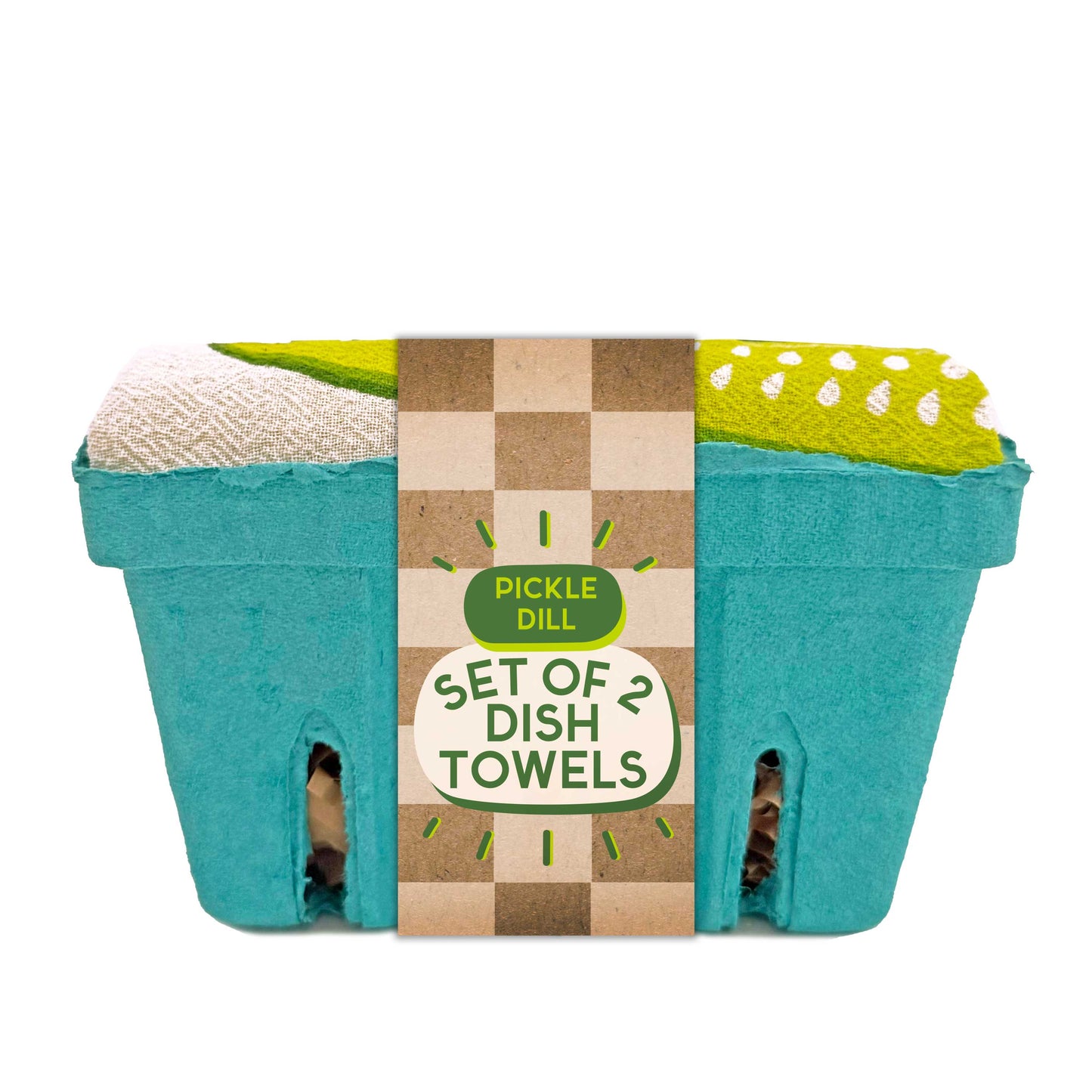 BIG DILL (Dill, Pickle) - Tea Towel Set of 2