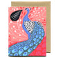 Peacock Thanks Card
