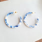 Camy Hoops - Greek Goddess Blue // Earrings, Gifts