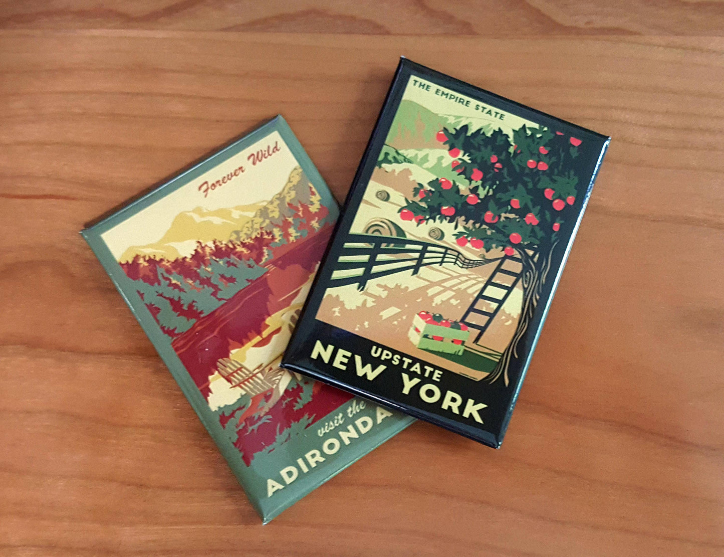 Adirondacks Camp on the Lake Vintage Retro Souvenir Magnet