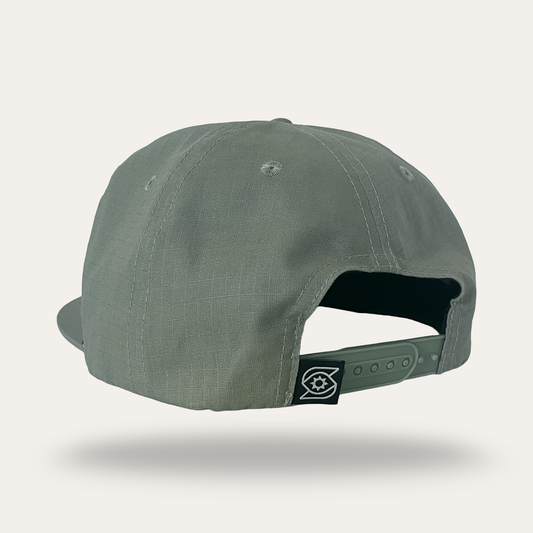 Pelican with Fish Hat - Cotton Ripstop - Sage