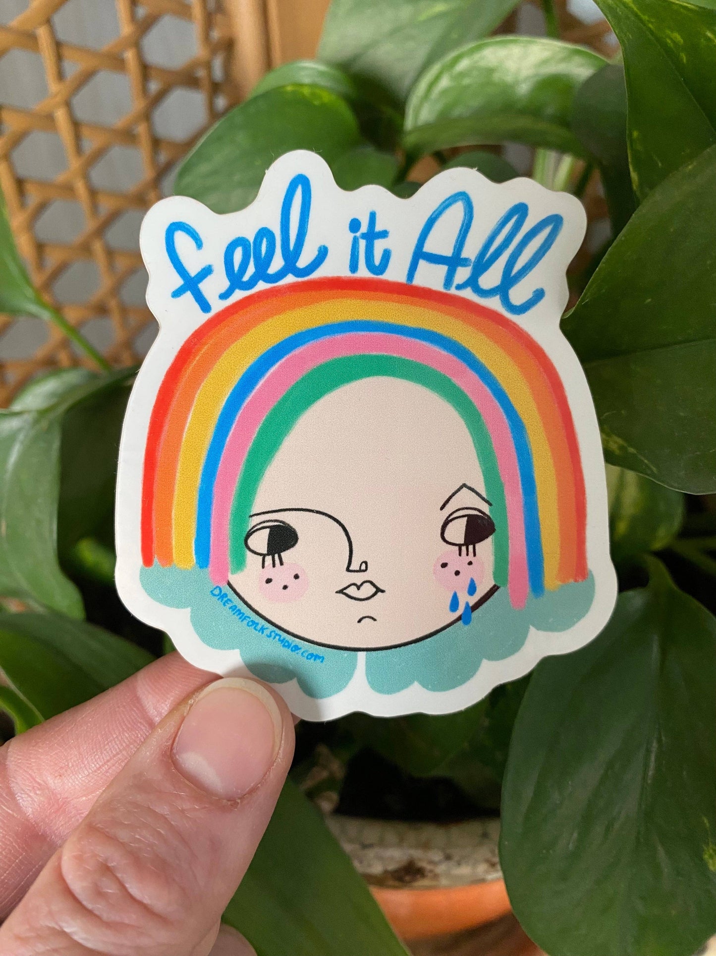 Feel It All Sticker - Feelings/Self Love/Mental Health