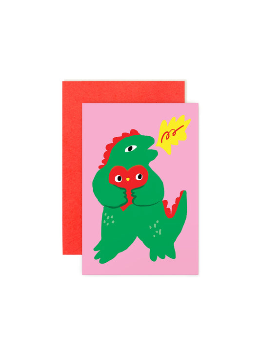 Kaiju Love – Cute Monster Mini Note Card