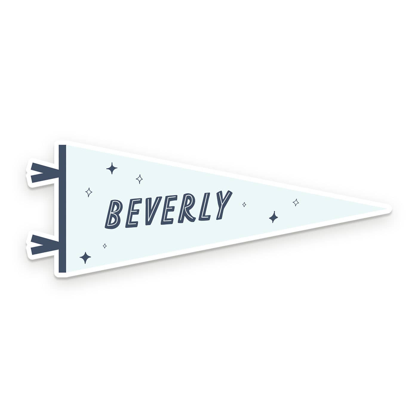 Saranac lake Pennant Sticker