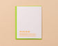 Cool Dad Letterpress Card - Father's Day Penguin
