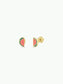 Watermelon Enamel Flat Back Kids Earrings