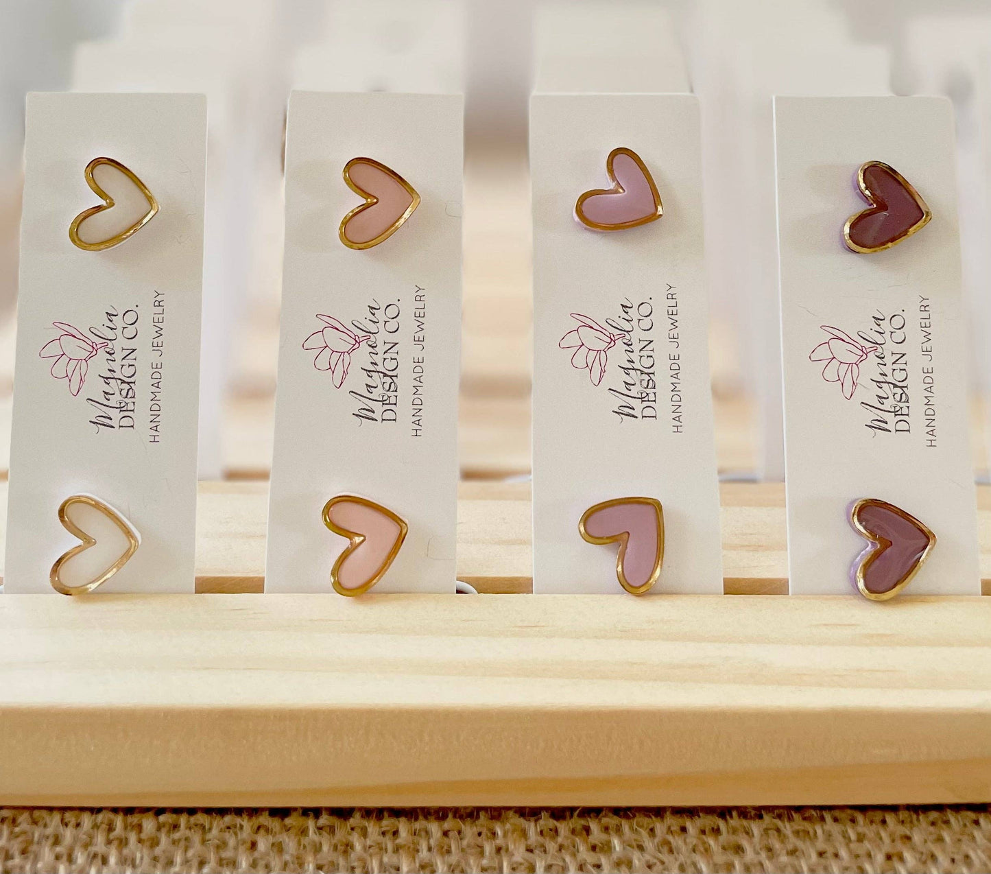 Heart Studs