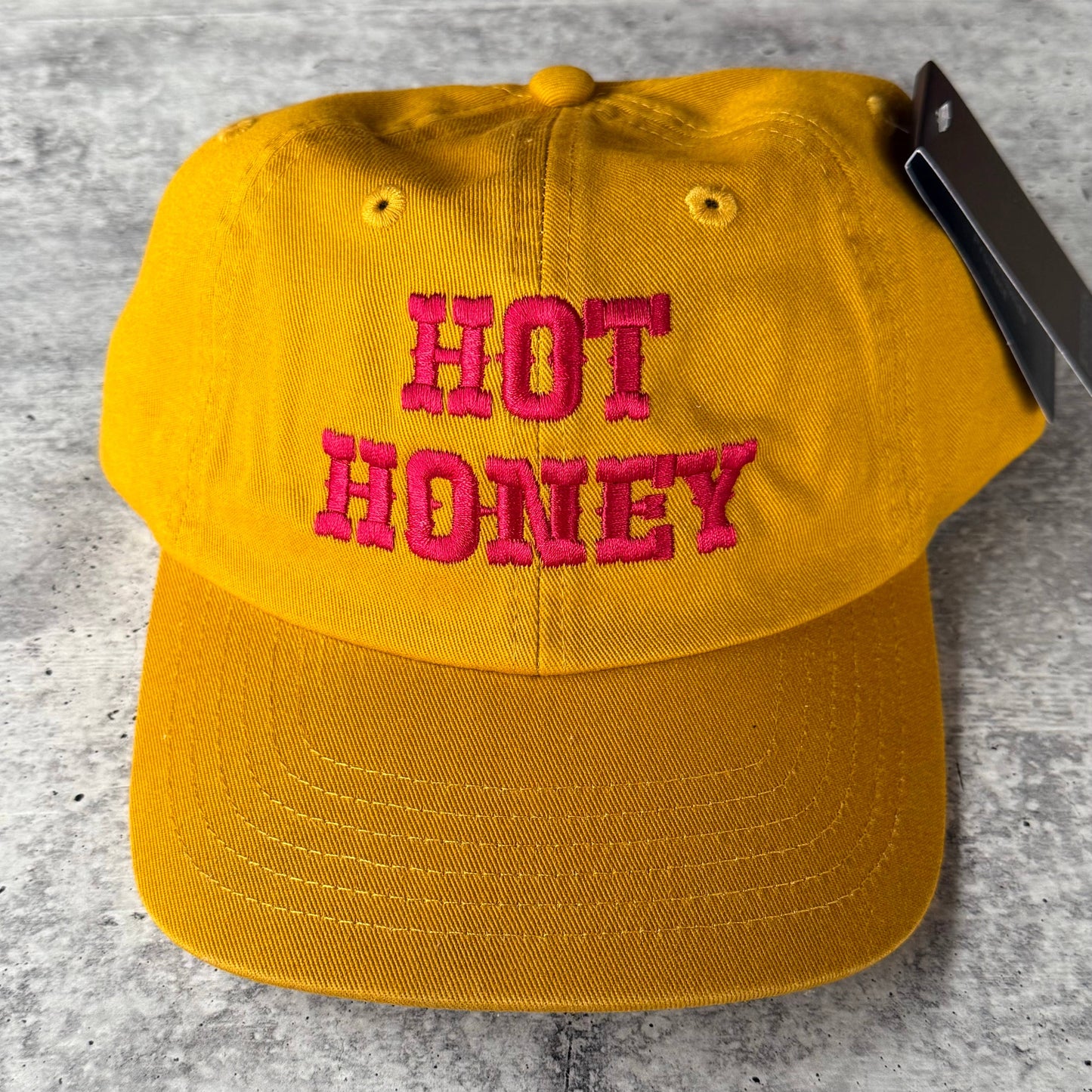 Hot honey baseball Cap Unisex Dad Hat chef mustard yellow
