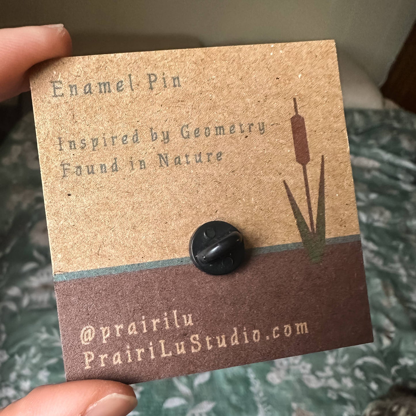Coneflower Echinacea Enamel Pin