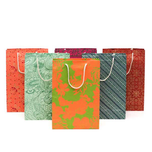 Recycled Paper Tall Gift Bag 15x10x4.5