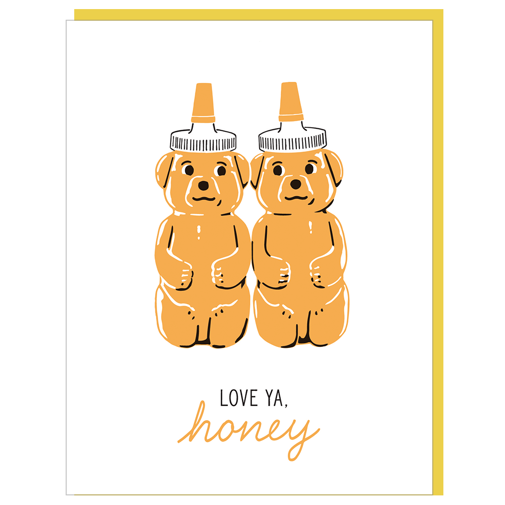 Honey Bears Love Card