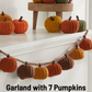 Colorful Knit Pumpkin Giftables Bowl Filler Tabletop