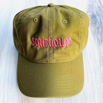 Sourdough organic Baseball Cap Unisex Dad Hat gifts bakery