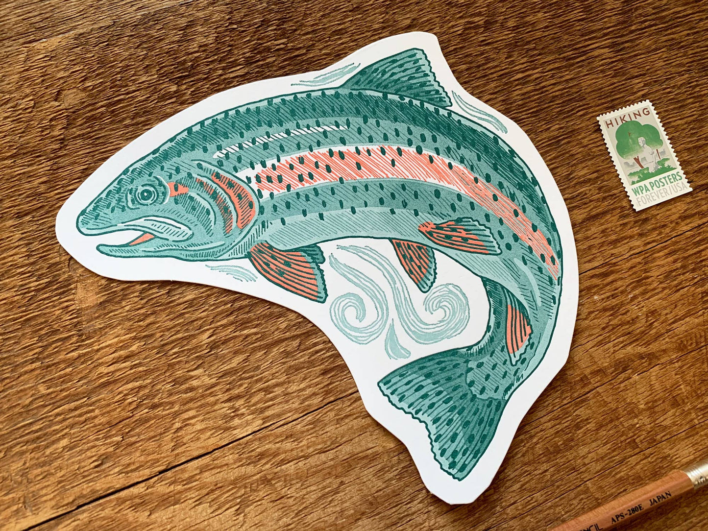 Trout Postcard