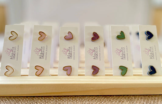 Heart Studs