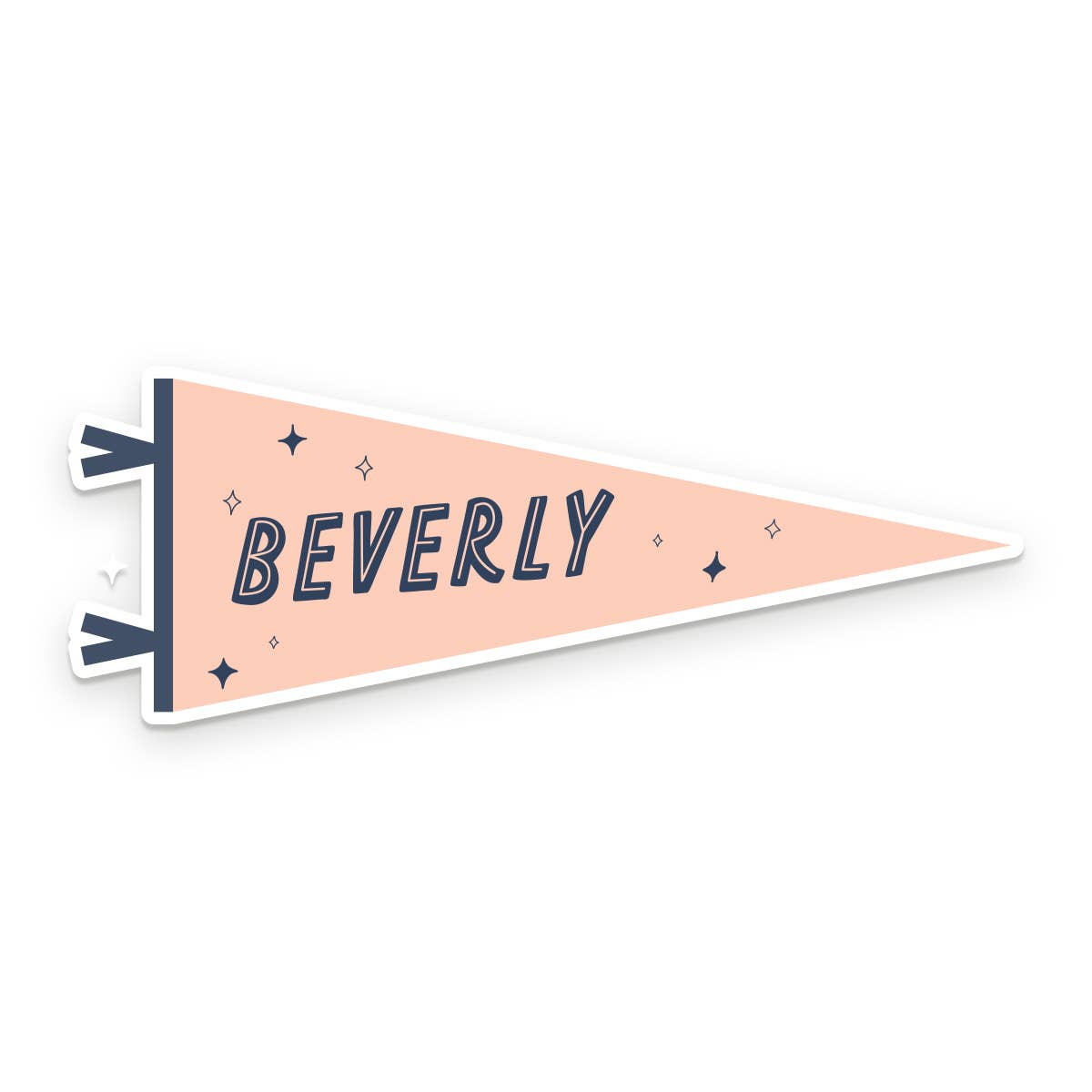 Saranac lake Pennant Sticker