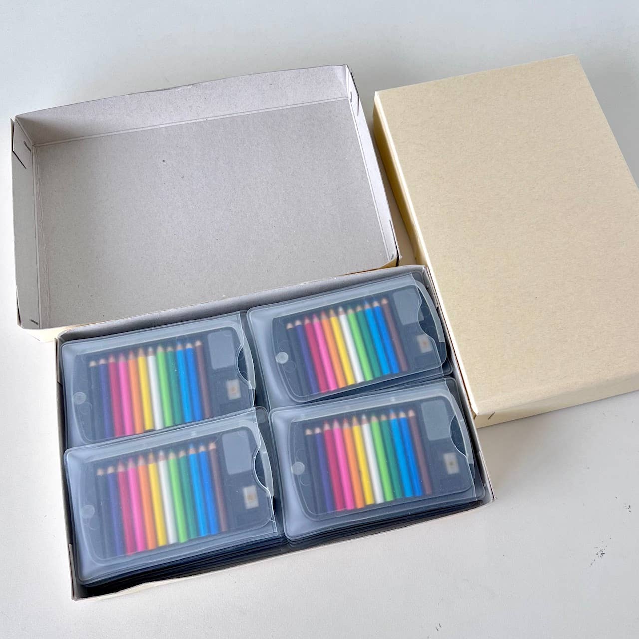 12 Mini Pencils in Clear Card Case