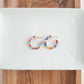 Cam Mini Hoops - Fiesta // Earrings, Jewelry, Gifts, Best Seller