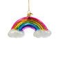 4.75"NOBLE GEMS GLASS RAINBOW ORNAMENT