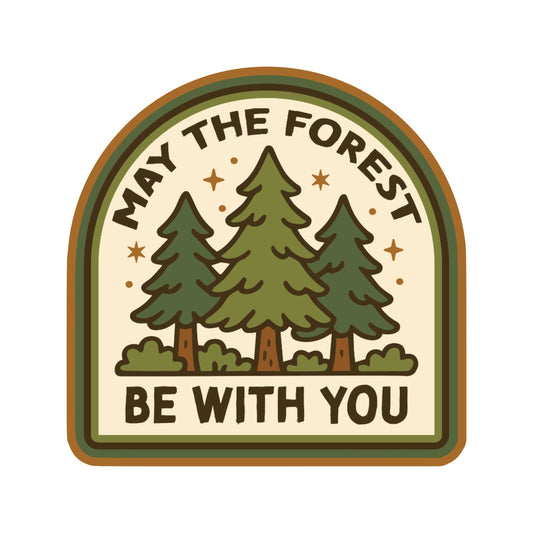Nature Trees Outdoor Unplug High Quality  Vinyl Sticker