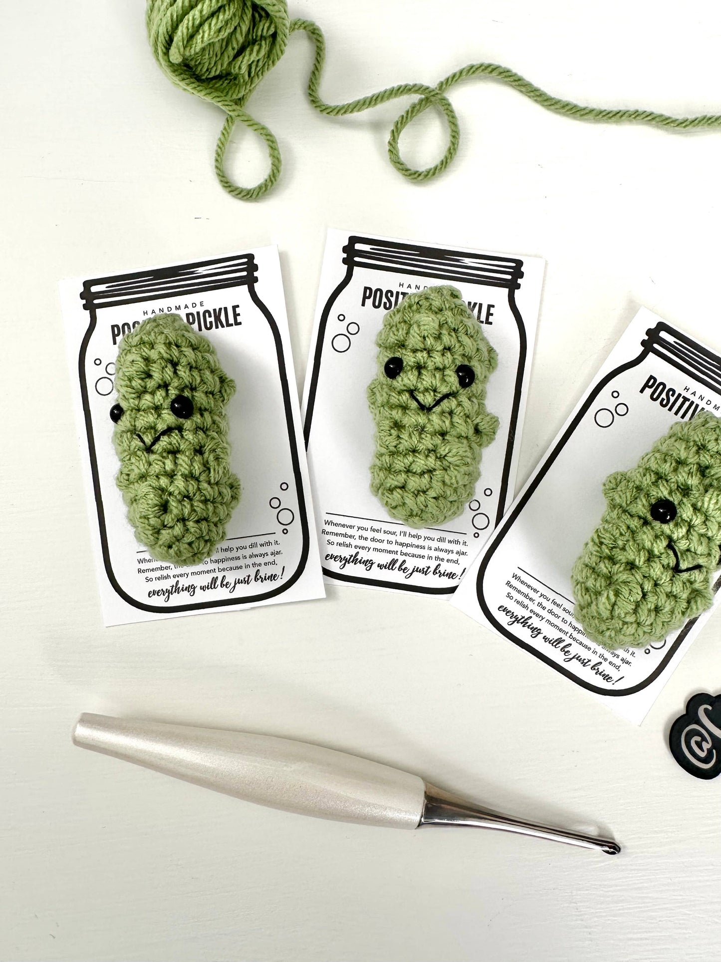 Positive Pickles - Set of 8 - Made to Order