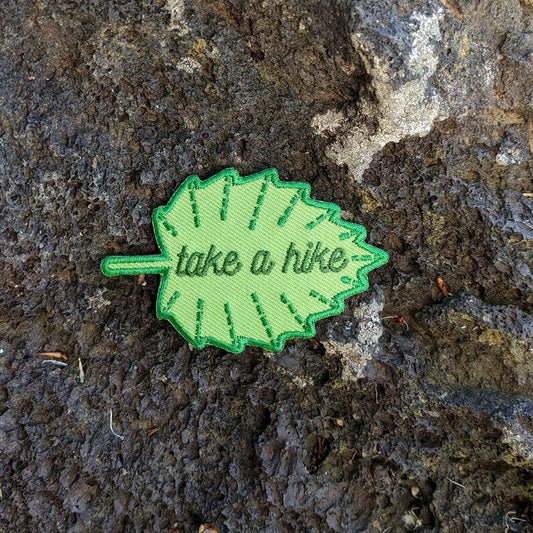 Patch | take a hike leaf