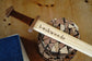 Large Viking Sword, Wooden Sheath with Leather Wrapped Handle