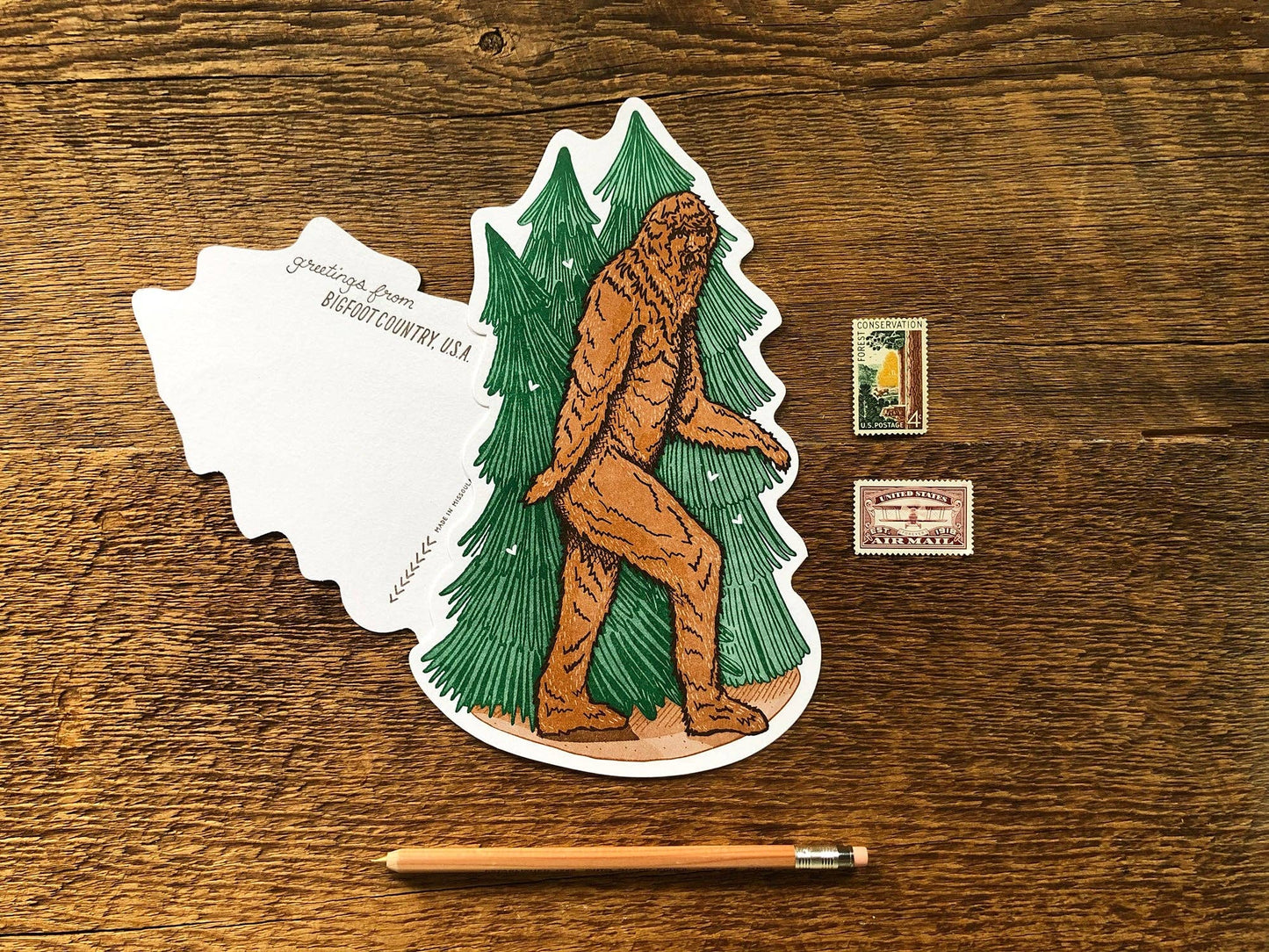 Bigfoot Postcard