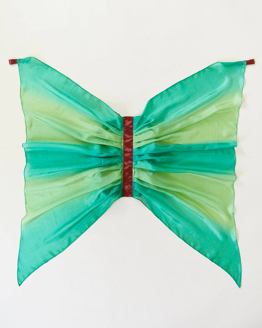 Forest Green Wings - 100% natural silk butterfly wings