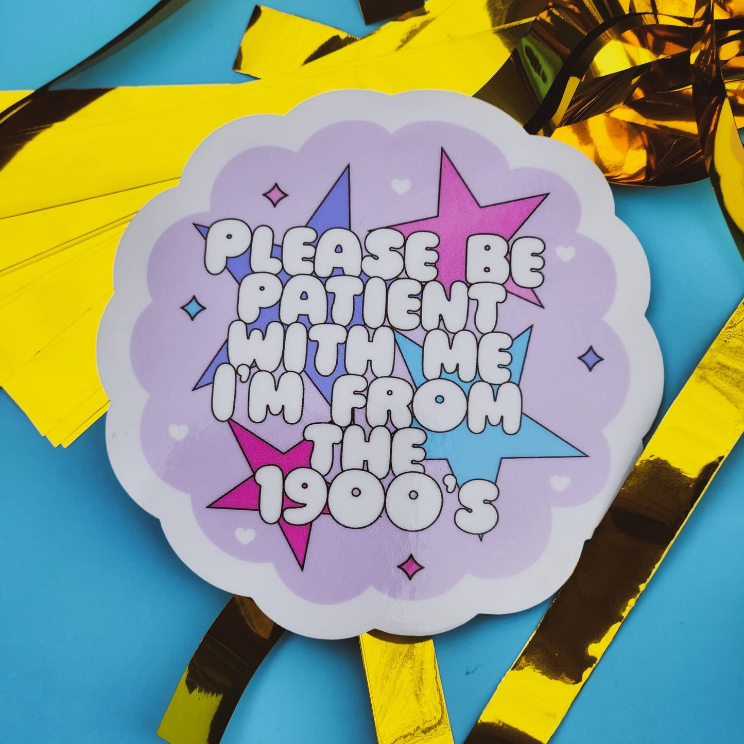 Please be patient sticker hydroflask planner