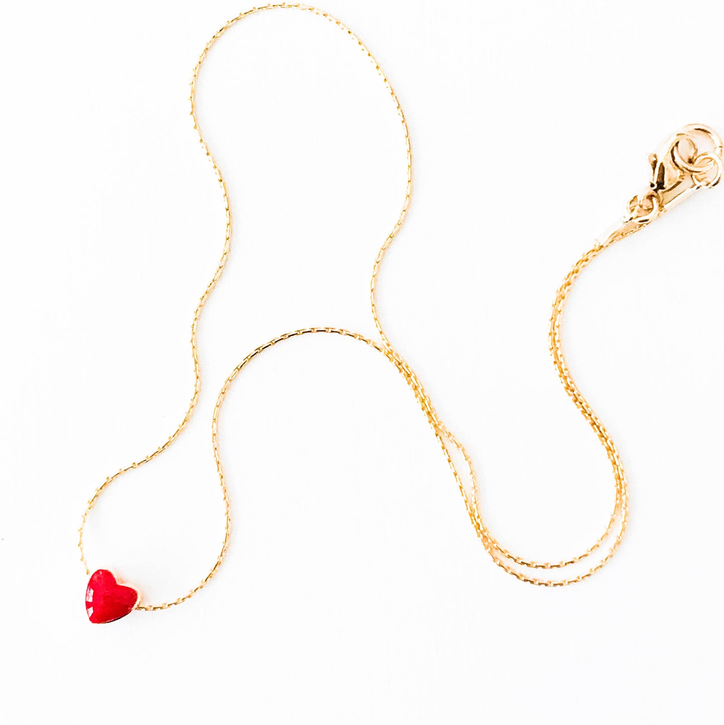 Tiny Heart Necklace | 24K Gold Plated | Valentine's Gift