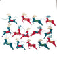 BRIGHT REINDEER SEWN GARLAND