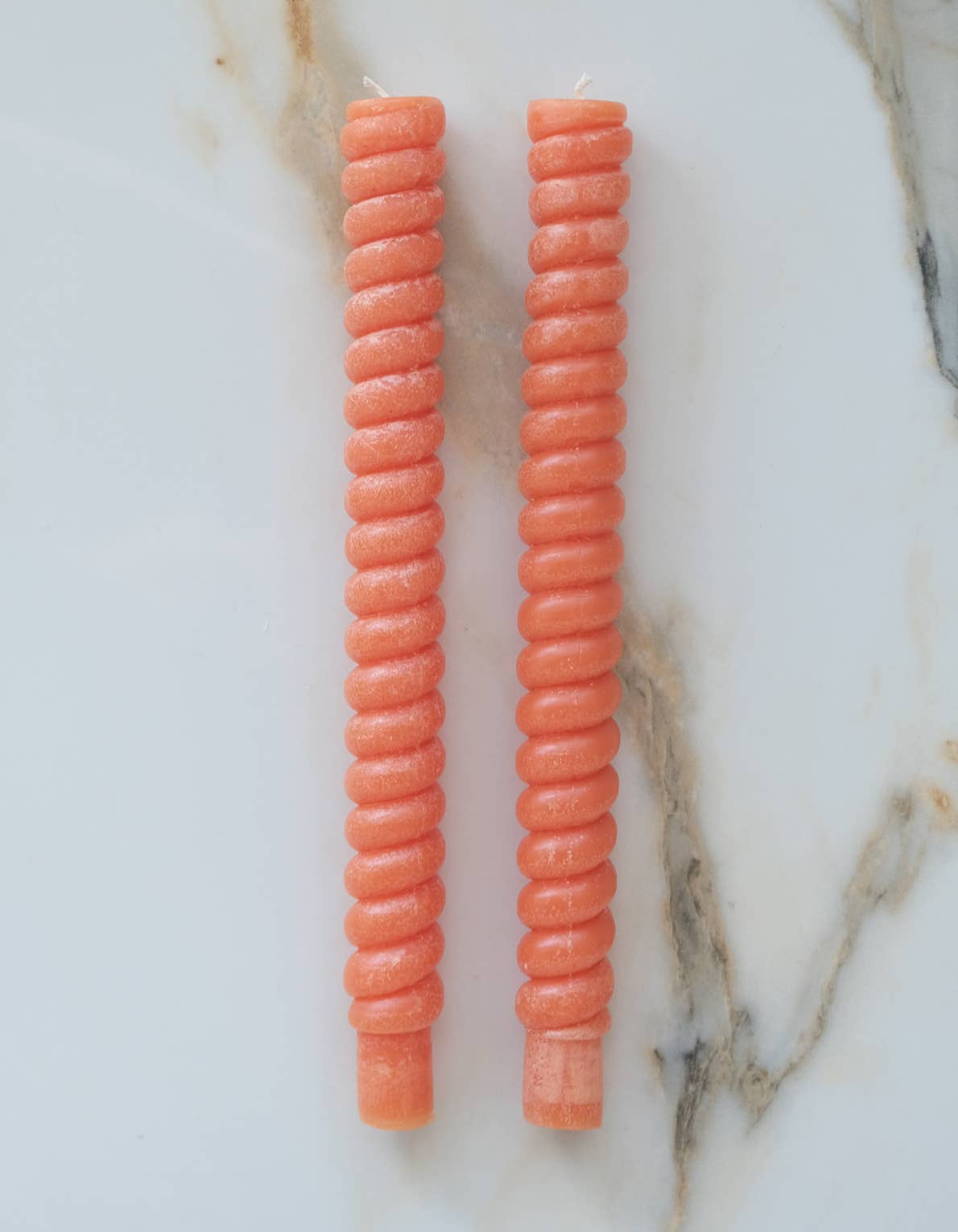 Spiral Taper Candles | Persimmon