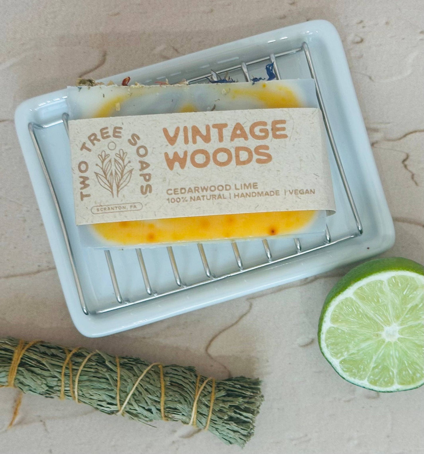 Vintage Woods- Natural Handmade Bar Soap