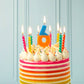 Twirl Birthday Candles - 8 Pack | Cake Candles |