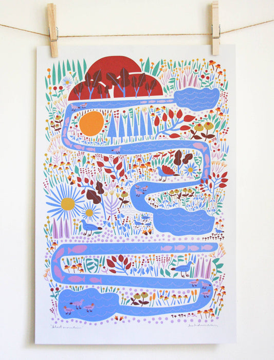 Black Mountain Art Print